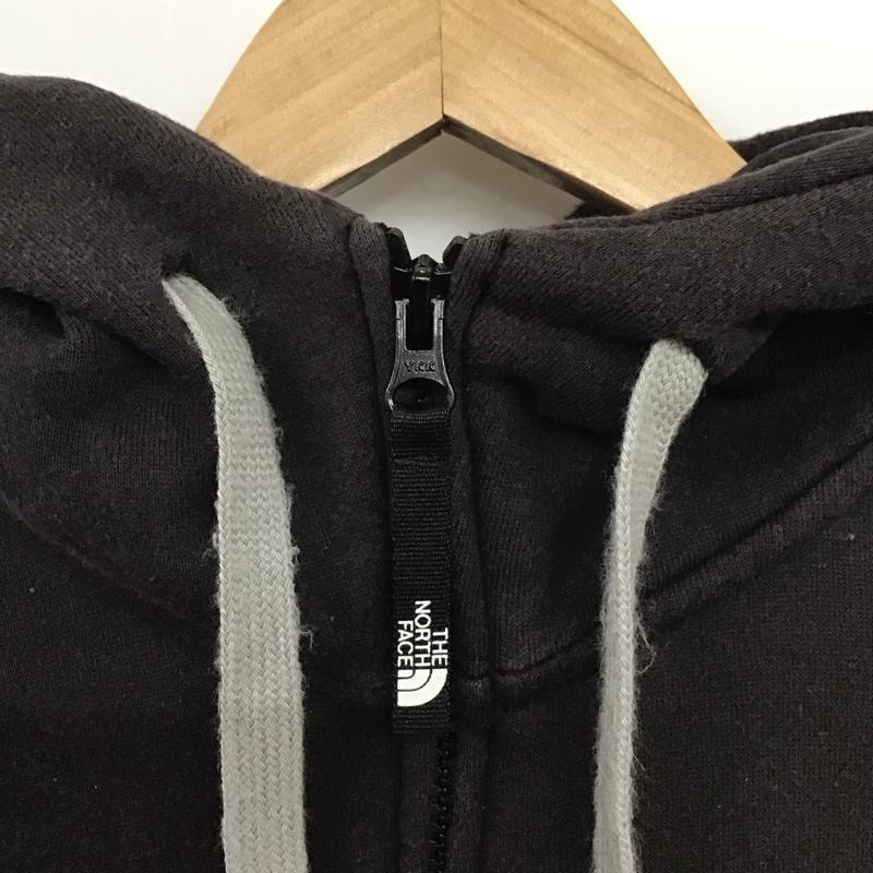 ザノースフェイス THE NORTH FACE パーカー 長袖 nt61216 ジップアップパーカー スウェットパーカー M ロゴ、文字 ダークグレー / ダークグレー /  メンズ USED 古着 中古 10146173