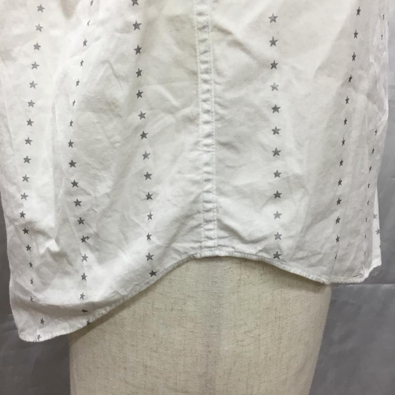 アベイシングエイプ A BATHING APE シャツ、ブラウス 半袖 S 星 白 / ホワイト /  メンズ USED 古着 中古 10113425