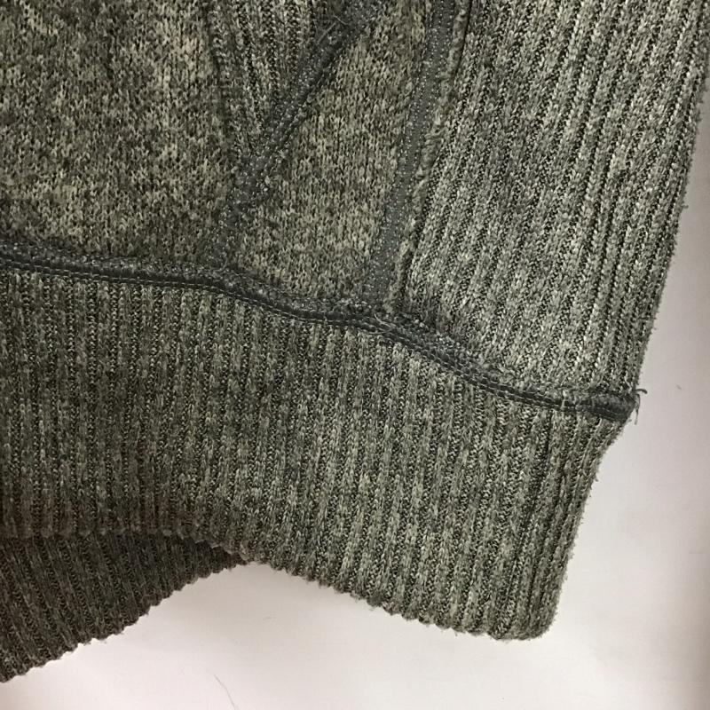 アバクロンビーアンドフィッチ ABERCROMBIE&FITCH パーカー 長袖 長袖パーカー プルオーバーパーカー ヘンリーネック M ロゴ、文字 灰 / グレー /  メンズ USED 古着 中古 10131987