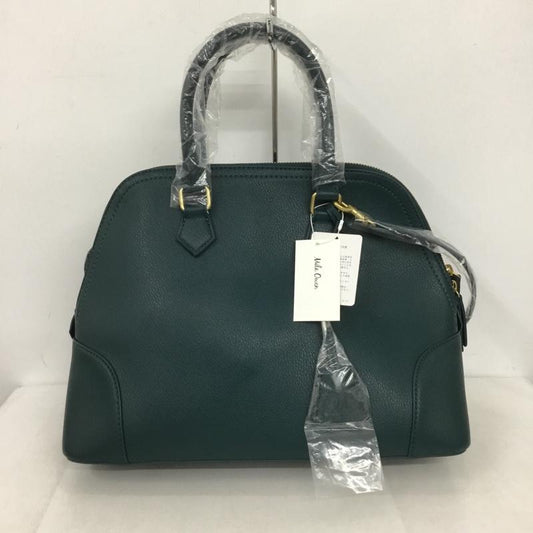 ミラオーウェン Mila Owen ハンドバッグ ハンドバッグ 09WGB234501 ステッチデザインミドルボストンバッグ ショルダー 2WAY タグ付き 無地 緑 / グリーン /  レディース USED 古着 中古 10143932