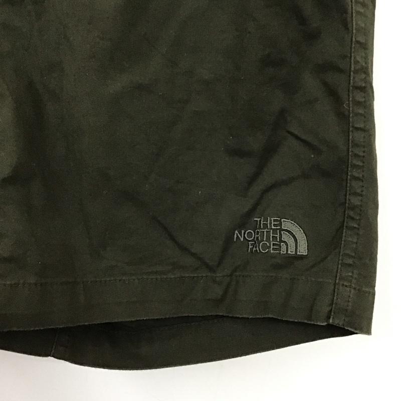 ザノースフェイス THE NORTH FACE パンツ ショートパンツ NB41941 COTTON OX LIGHT SHORT XL ロゴ、文字 カーキ / カーキ /  メンズ USED 古着 中古 10113936