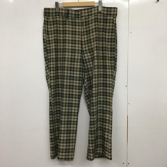 ファーラー FARAH パンツ スラックス スラックスパンツ ワイドパンツ センタータックパンツ 80s M チェック マルチカラー / マルチカラー /  メンズ USED 古着 中古 10149725