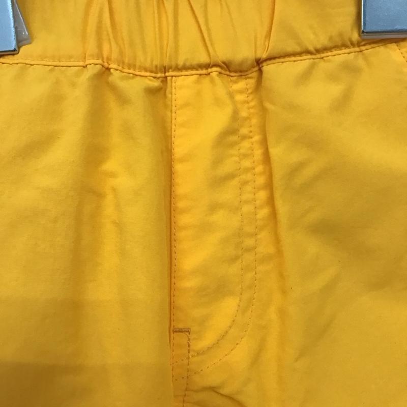 ザノースフェイス THE NORTH FACE パンツ ショートパンツ 110cm ロゴ、文字 X プリント 黄 / イエロー /  ボーイズ USED 古着 中古 10130365