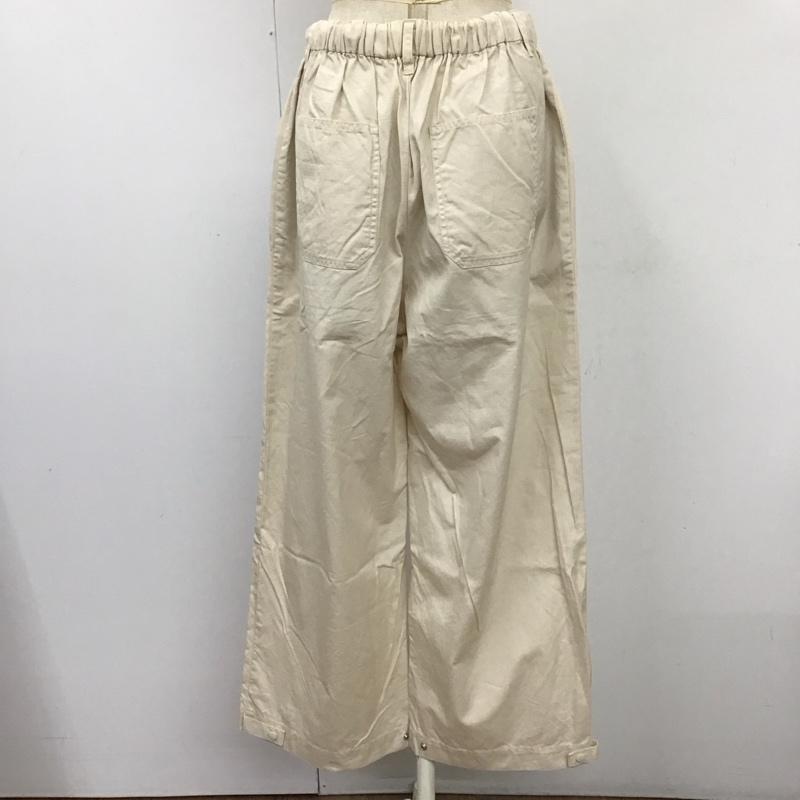 スタディオクリップ studio CLIP ボトムス ボトムス SC244069-1 ワイドパンツ 裾2way FREE 無地 アイボリー / アイボリー /  レディース USED 古着 中古 10118709