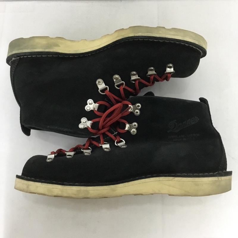 ダナー Danner ブーツ ショートブーツ 30812 マウンテンライト US9 US：9 ロゴ、文字 黒 / ブラック /  メンズ USED 古着 中古 10131029