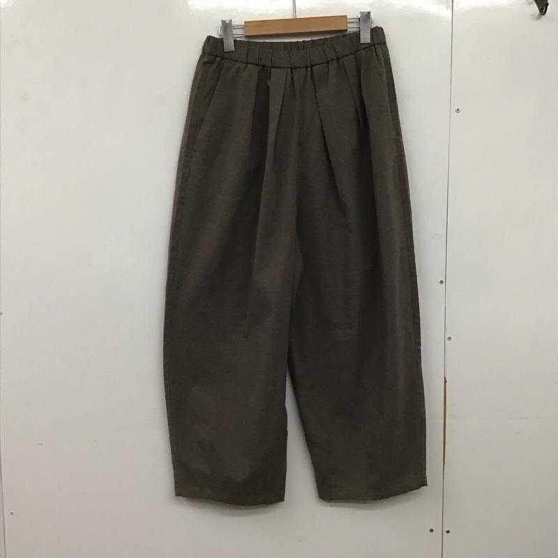 スタディオクリップ studio CLIP パンツ スラックス M 無地 茶 / ブラウン /  レディース USED 古着 中古 10146301