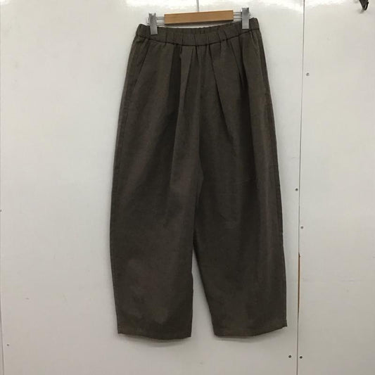 スタディオクリップ studio CLIP パンツ スラックス M 無地 茶 / ブラウン /  レディース USED 古着 中古 10146301