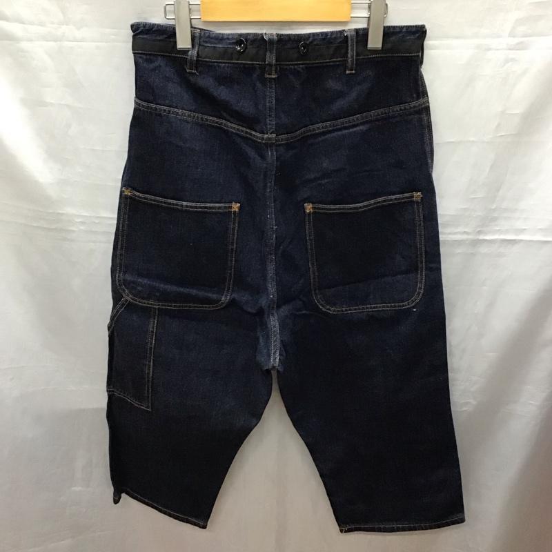 ハレ HARE パンツ デニム、ジーンズ デニムパンツ サルエルパンツ ワイドパンツ L 無地 インディゴ / インディゴ /  メンズ USED 古着 中古 10118422