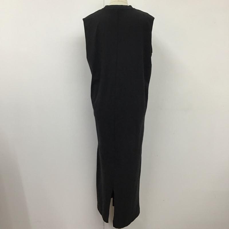 ビームス ハート BEAMS HEART ワンピース ロングスカート 43-26-1444-213 ノースリーブ 無地 黒 / ブラック /  レディース USED 古着 中古 10115484