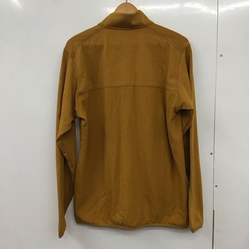 ユニクロ UNIQLO ジャケット、上着 ジャケット、ブレザー ジップアップジャケット フリースジャケット アウター ストレッチ L 無地 マスタード / マスタード /  メンズ USED 古着 中古 10132090