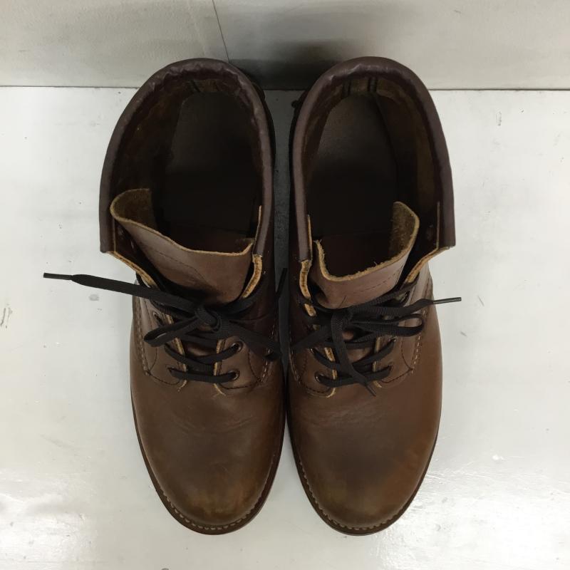 レッドウィング RED WING ブーツ ショートブーツ 100周年　8285 US：9 ロゴ、文字 茶 / ブラウン /  メンズ USED 古着 中古 10136432