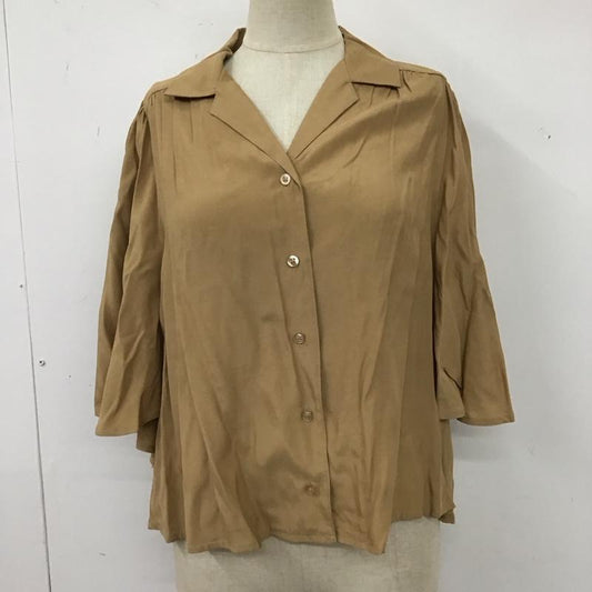 スライ SLY シャツ、ブラウス 半袖 030bsm30-7300 2 無地 ベージュ / ベージュ /  レディース USED 古着 中古 10119881