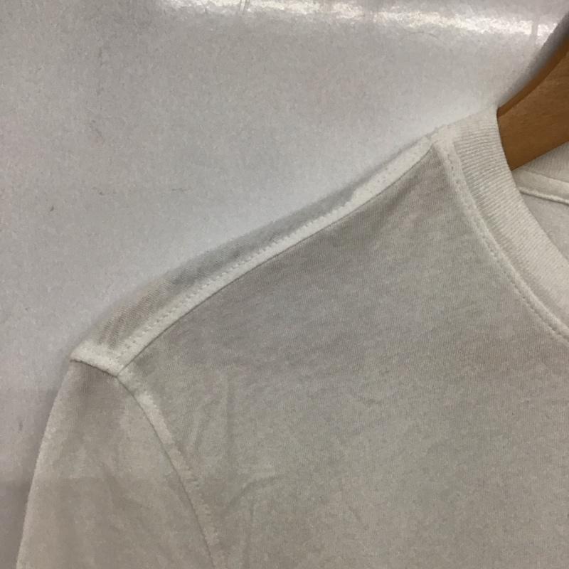マイケルコース MICHAEL KORS Tシャツ 半袖 半袖カットソー プリントTシャツ クルーネックカットソー XS ロゴ、文字 白 / ホワイト /  メンズ USED 古着 中古 10133254