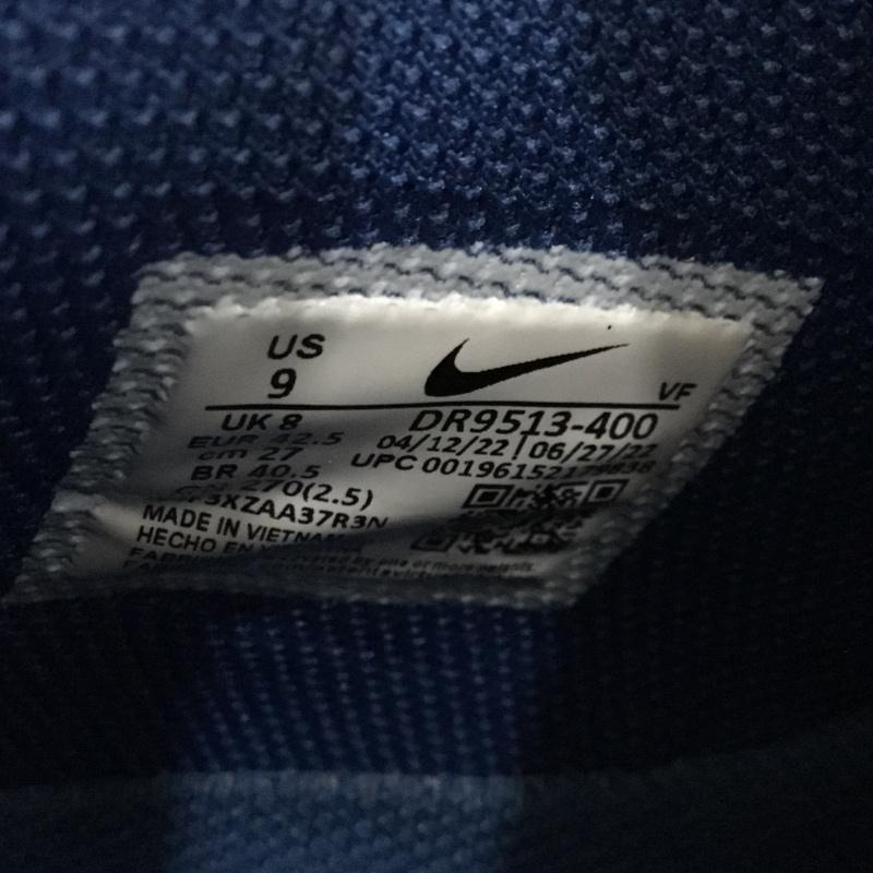 ナイキ NIKE スニーカー スニーカー DR9513 400 AIR FORCE 1 MID 07 LV8 27cm 箱有 27.0cm ロゴ、文字 青 / ブルー / X 白 / ホワイト /  メンズ USED 古着 中古 10131951