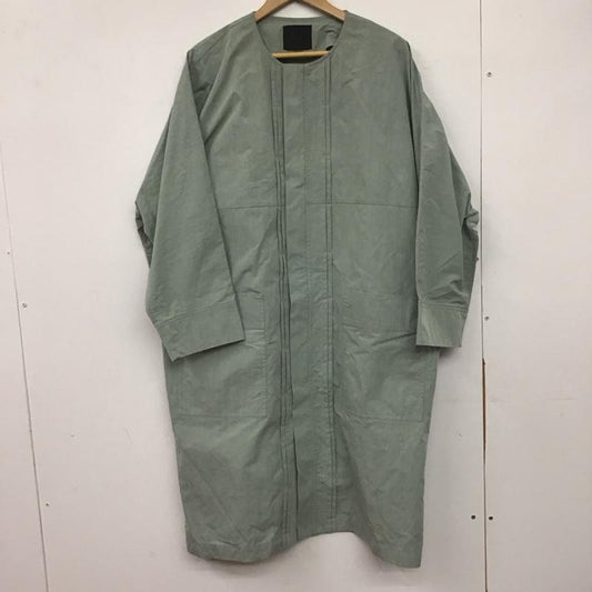ケービーエフ KBF コート コート一般 KB06-27C140 フロントタックコート ONE SIZE 無地 薄緑 / ライトグリーン /  レディース USED 古着 中古 10145018