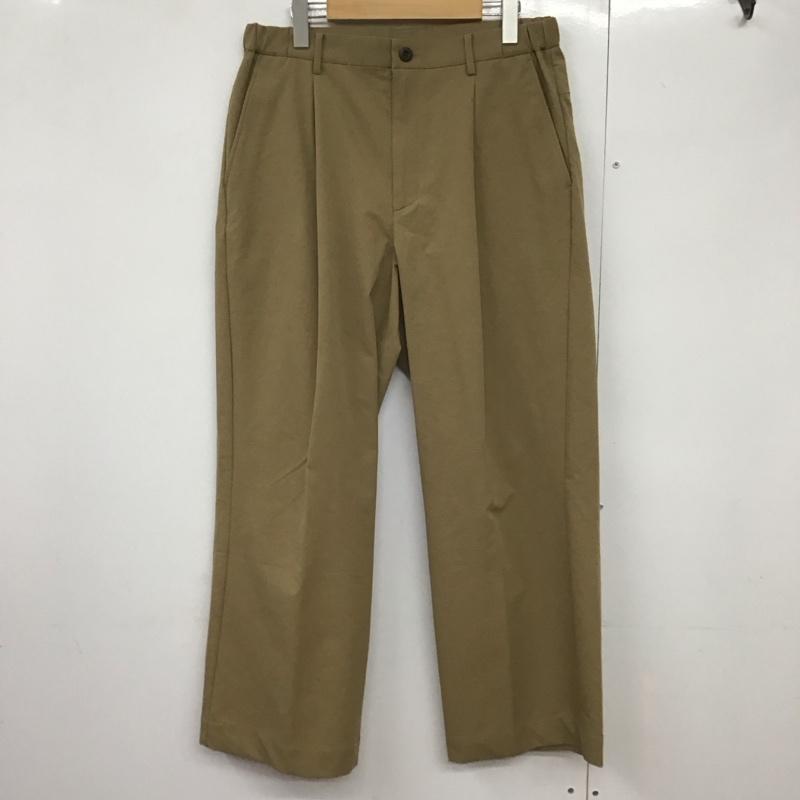 ニューバランス New Balance パンツ スラックス スラックスパンツ ワイドパンツ カジュアルパンツ L ロゴ、文字 ベージュ / ベージュ /  メンズ USED 古着 中古 10142979