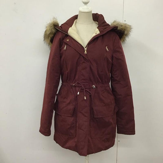 ザラ ZARA TRAFALUC ジャケット、上着 ジャンパー、ブルゾン ジップアップジャケット ジャンパー ジャケット カジュアルジャケット アウター S 無地 えんじ / ワインレッド /  レディース USED 古着 中古 10123725