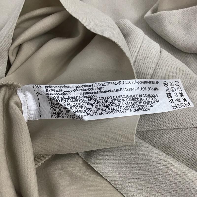 ザラ ZARA ワンピース ミニスカート L 無地 ベージュ / ベージュ /  レディース USED 古着 中古 10148781