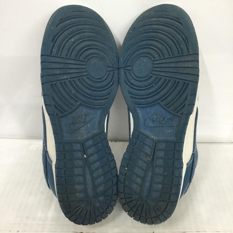 ナイキ NIKE スニーカー スニーカー DV0834-101 DUNK LOW RETRO SE 26cm 26.0cm ロゴ、文字 白 / ホワイト / X 青 / ブルー /  メンズ USED 古着 中古 10123793