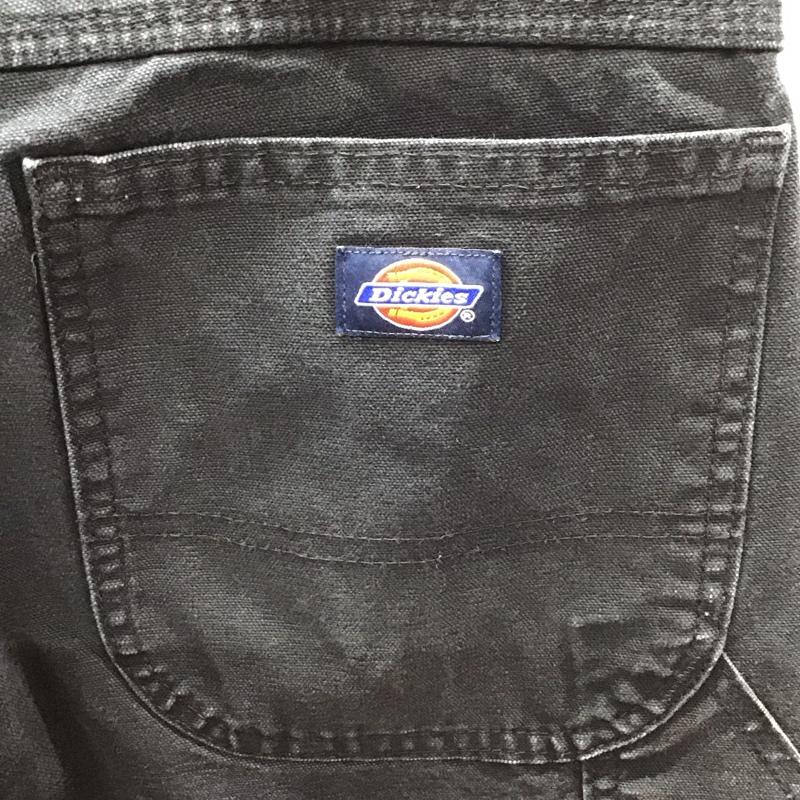 ディッキーズ Dickies パンツ デニム、ジーンズ デニムジーンズ ワイドパンツ ストレートパンツ 32インチ 無地 黒 / ブラック /  メンズ USED 古着 中古 10116210