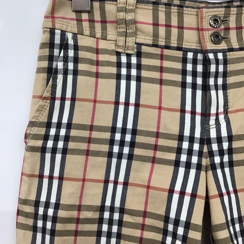 バーバリーブルーレーベル BURBERRY BLUE LABEL パンツ ショートパンツ ハーフパンツ 38 チェック マルチカラー / マルチカラー /  レディース USED 古着 中古 10141286