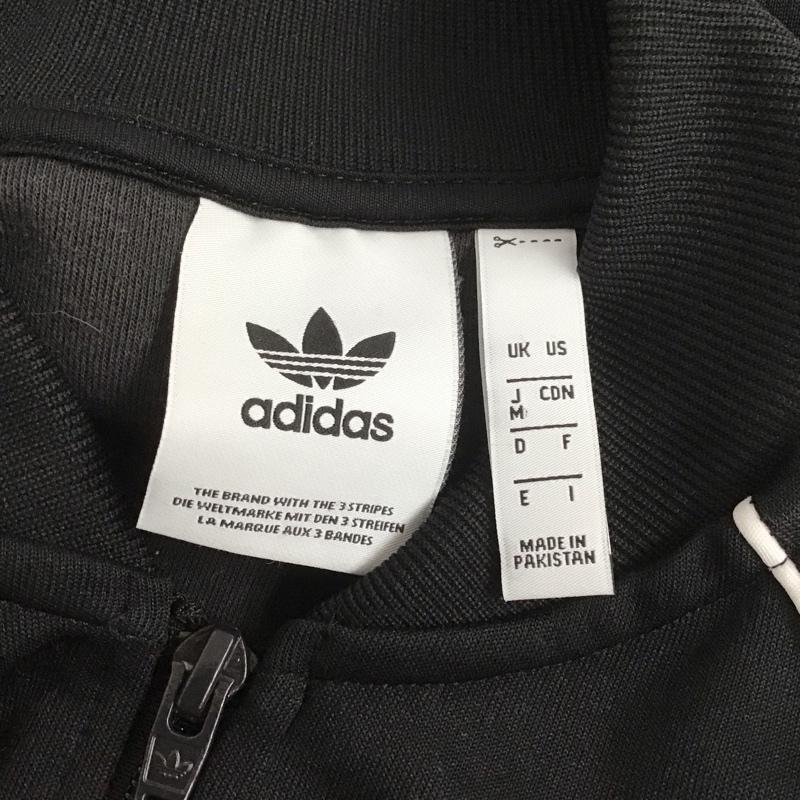 アディダス adidas ジャケット、上着 ジャンパー、ブルゾン CW1256 3ストライプ トラックトップ トラックジャケット M 無地 黒 / ブラック /  メンズ USED 古着 中古 10106269