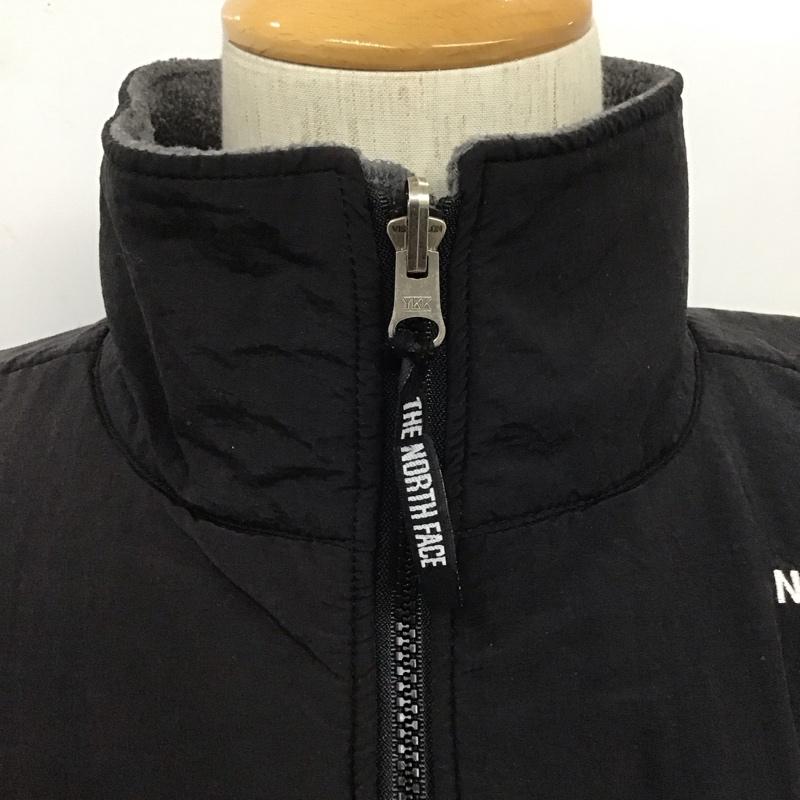 ザノースフェイス THE NORTH FACE ベスト ベスト ジップアップベスト ベスト ノースリーブカットソー M ロゴ、文字 黒 / ブラック / X 灰 / グレー /  メンズ USED 古着 中古 10107124