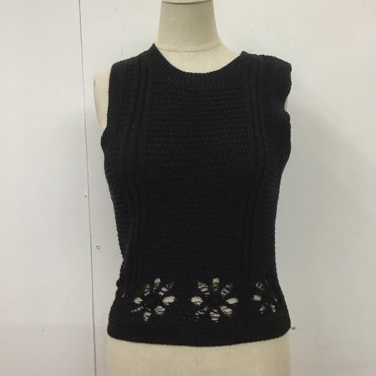 ザラ ZARA ベスト ベスト 6771 083 800 プルオーバー タグ付き S 無地 黒 / ブラック /  レディース USED 古着 中古 10114102