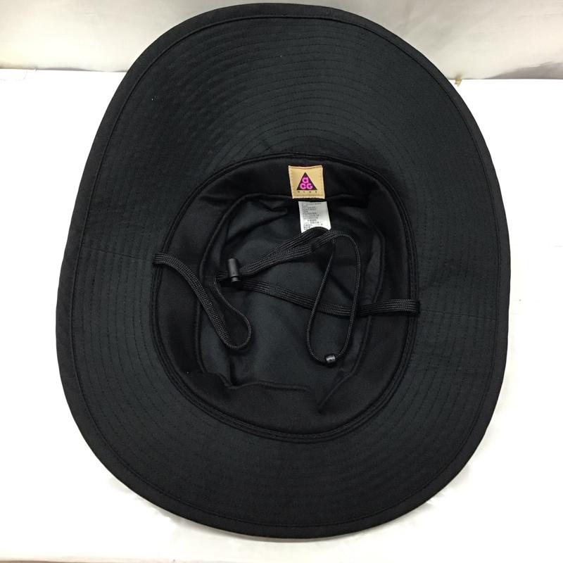 ナイキ エィシージー NIKE ACG 帽子 ハット CU6525-010 Apex Wb Bucket Hat ロゴ、文字 黒 / ブラック /  メンズ USED 古着 中古 10120893