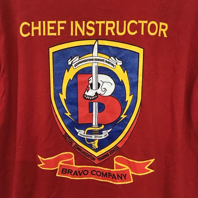 ジャージーズ JERZEES Tシャツ 半袖 半袖カットソー プリントTシャツ クルーネックカットソー L プリント 赤 / レッド /  メンズ USED 古着 中古 10140658