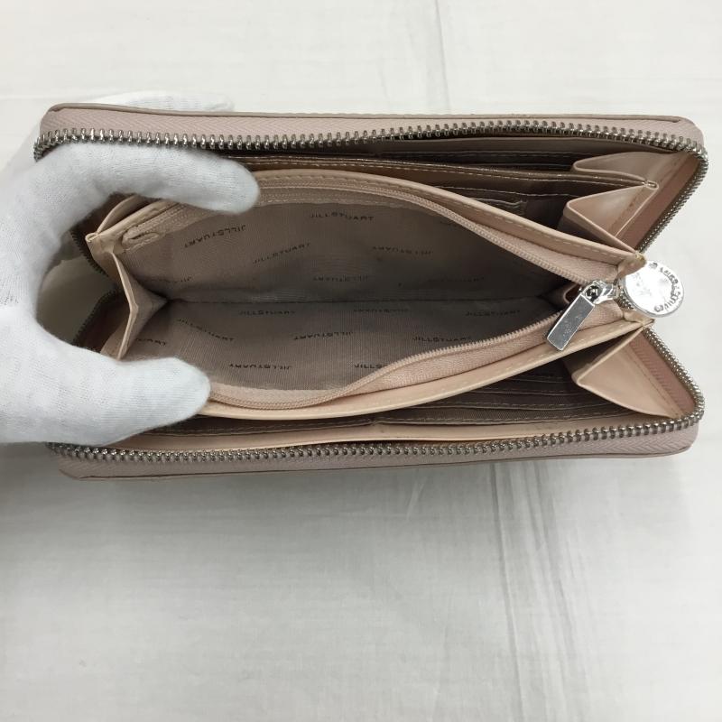 ジルスチュアート JILLSTUART 財布 長財布 ロゴ、文字 桃 / ピンク /  レディース USED 古着 中古 10141530