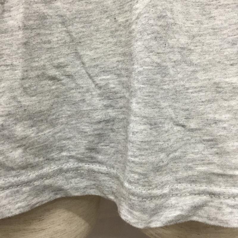ディーゼル DIESEL Tシャツ 半袖 半袖カットソー プリントTシャツ クルーネックカットソー L ロゴ、文字 灰 / グレー /  メンズ USED 古着 中古 10114158