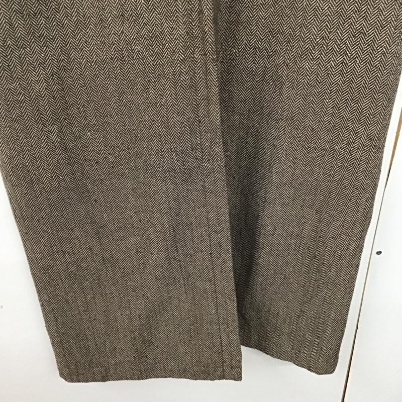 ラウジー lawgy ワンピース ロングスカート 0221030503 ノースリーブ ヘリンボーン ロングベスト FREE 無地 茶 / ブラウン /  レディース USED 古着 中古 10142226