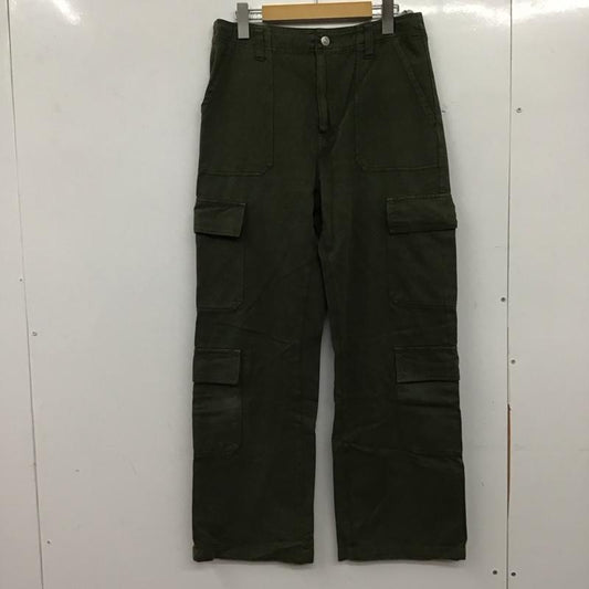 ザラ ZARA パンツ ワークパンツ、ペインターパンツ 40 無地 カーキ / カーキ /  レディース USED 古着 中古 10145002