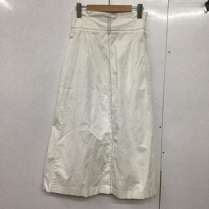 ザラ ZARA スカート ロングスカート XS 無地 白 / ホワイト /  レディース USED 古着 中古 10144035