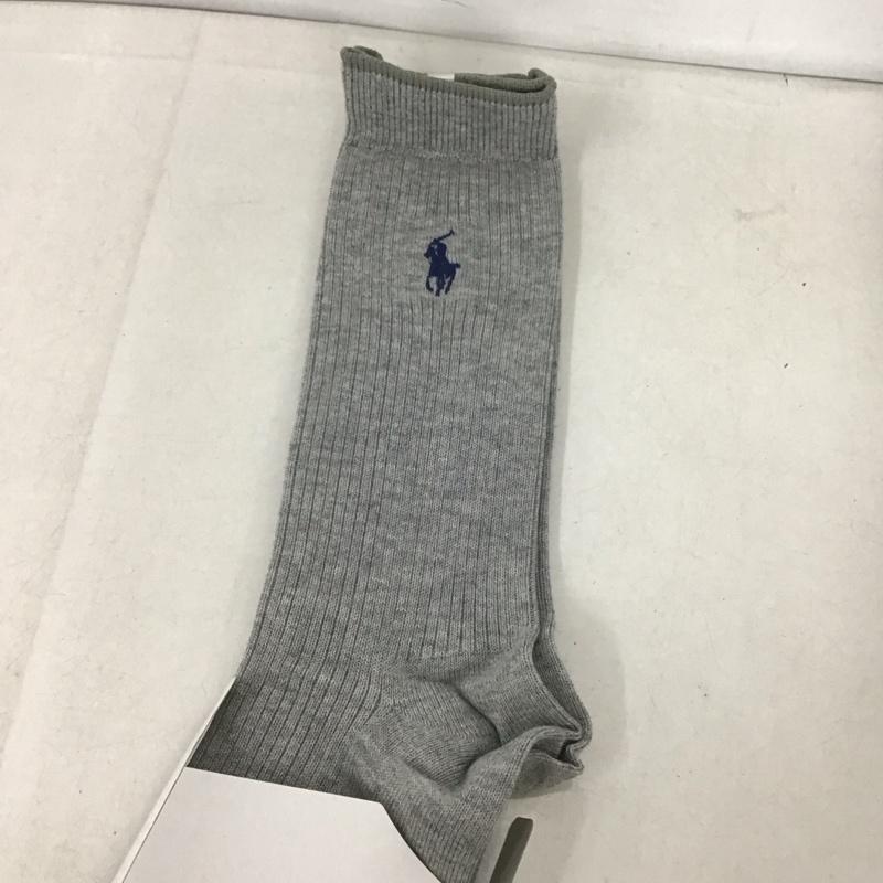 ポロラルフローレン POLO RALPH LAUREN ファッション小物 ファッション小物 靴下 無地 灰 / グレー /  メンズ USED 古着 中古 10148226
