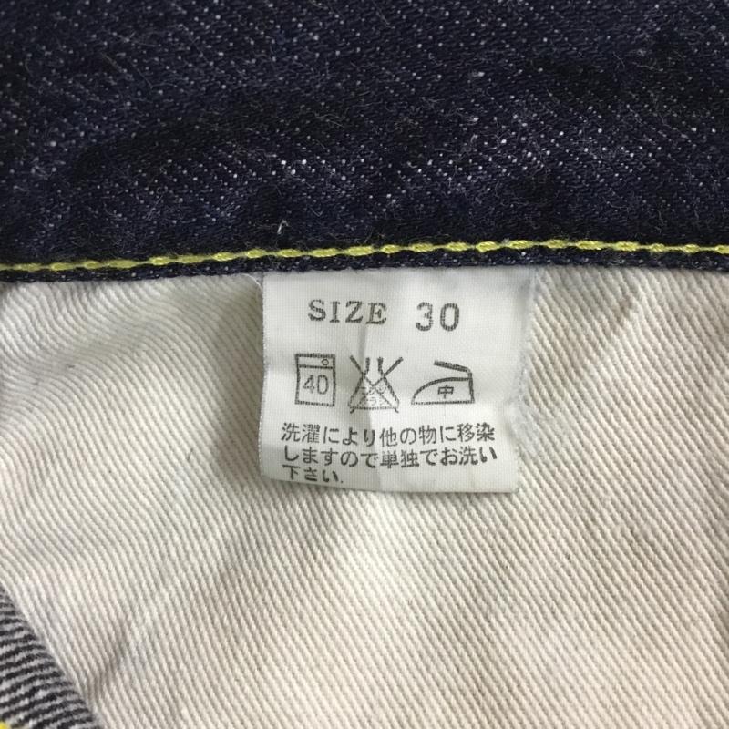 スタディオダルチザン STUDIOD ARTISAN&SA パンツ デニム、ジーンズ デニムパンツ ストレートパンツ ワイドパンツ カジュアルパンツ 30インチ ロゴ、文字 インディゴ / インディゴ /  メンズ USED 古着 中古 10109492
