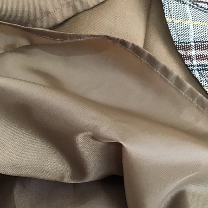 ナチュラルビューティーベーシック NATURAL BEAUTY BASIC スカート ロングスカート 017-9120037 プリーツ切替 XS  茶 / ブラウン /  レディース USED 古着 中古 10117725