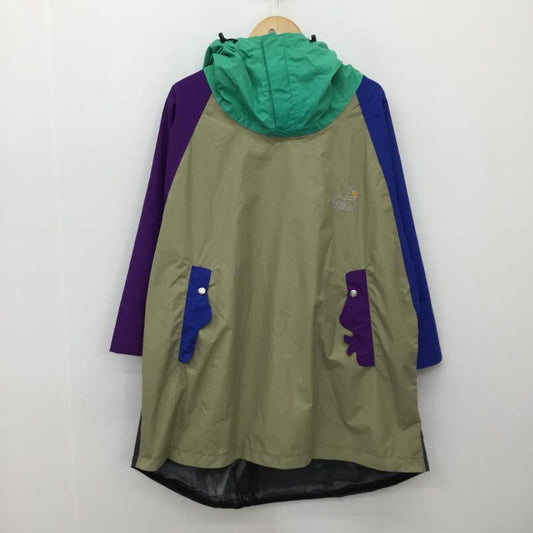 ゴースローキャラバン go slow caravan トップス トップス レインコート　ポンチョ 1 ロゴ、文字 青 / ブルー / X ベージュ / ベージュ / X 紫 / パープル / X 緑 / グリーン /  レディース USED 古着 中古 10134998