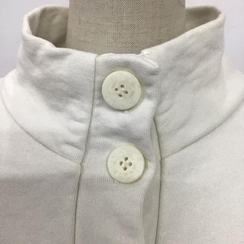 ザラ ZARA トレーナー 長袖 1165/547/710 SUDADERA VARSITY L ロゴ、文字 白 / ホワイト /  レディース USED 古着 中古 10124034