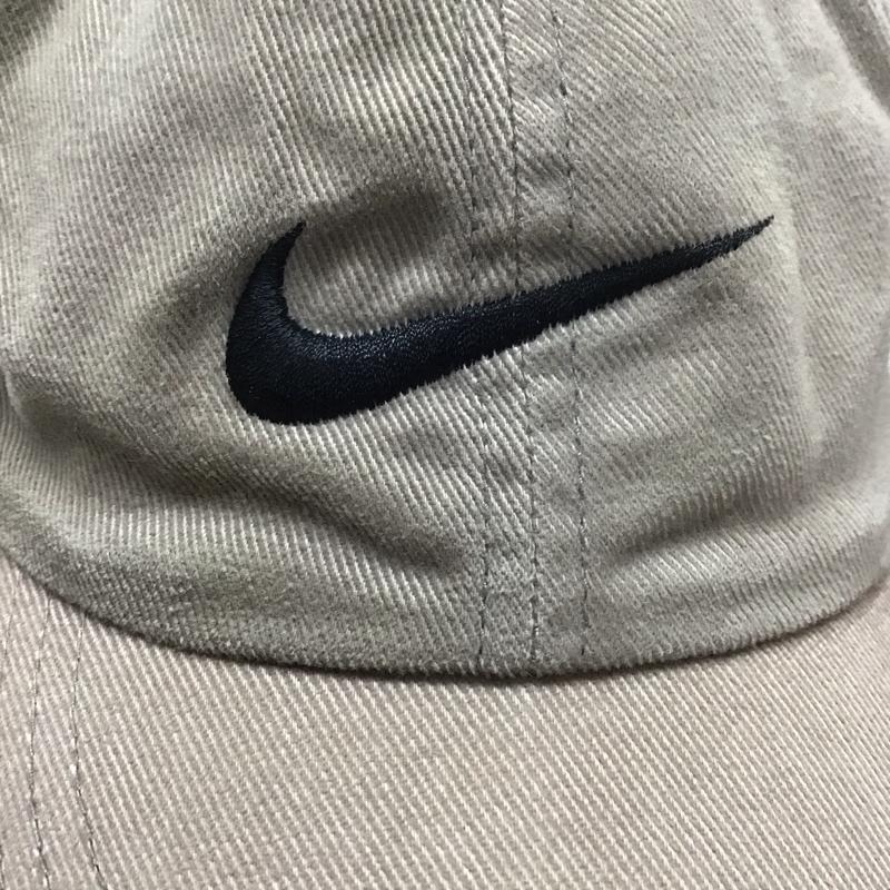 ナイキ NIKE 帽子 キャップ コットン ワンポイント ベージュ / ベージュ /  メンズ USED 古着 中古 10113445