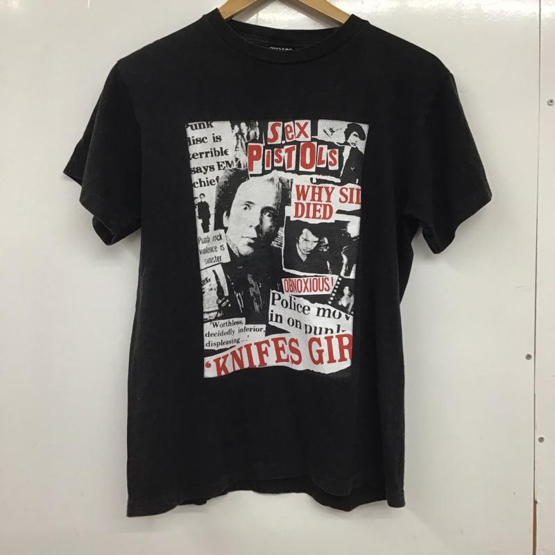 古着 USED Tシャツ 半袖 半袖カットソー プリントTシャツ クルーネックカットソー バンドTシャツ M プリント 黒 / ブラック /  メンズ USED 古着 中古 10134562