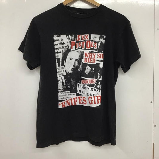 古着 USED Tシャツ 半袖 半袖カットソー プリントTシャツ クルーネックカットソー バンドTシャツ M プリント 黒 / ブラック /  メンズ USED 古着 中古 10134562