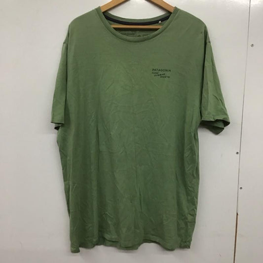 パタゴニア patagonia Tシャツ 半袖 L プリント カーキ / カーキ /  メンズ USED 古着 中古 10137018