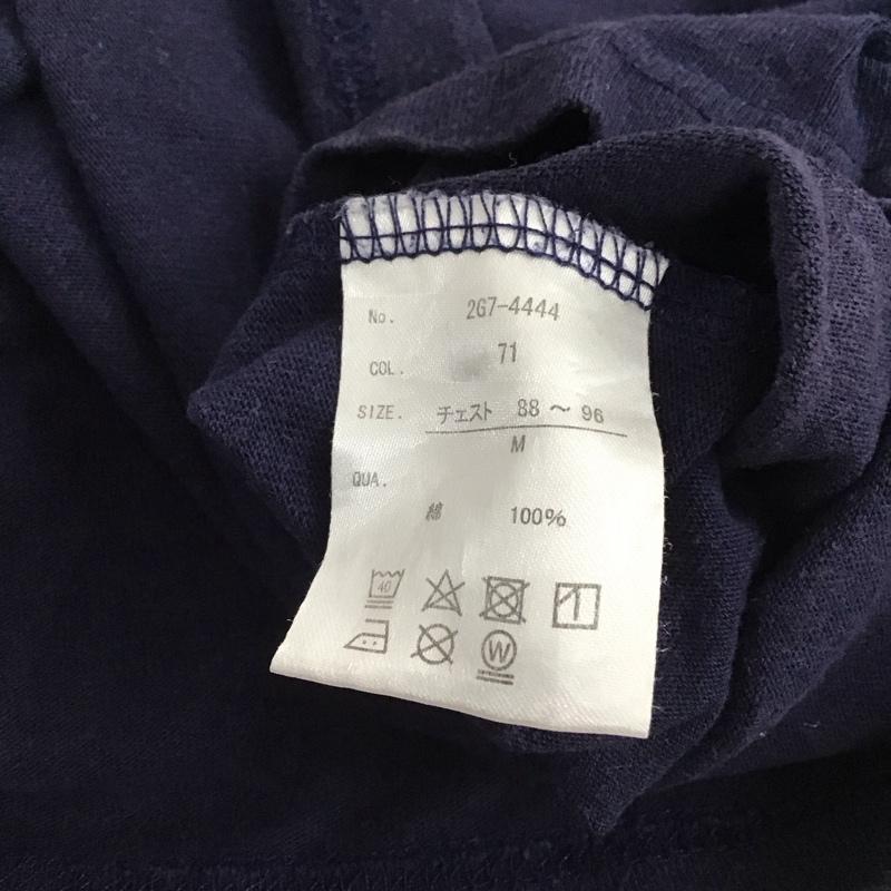 インヘリット INHERIT Tシャツ 半袖 半袖カットソー プリントTシャツ クルーネックカットソー M プリント 紺 / ネイビー /  メンズ USED 古着 中古 10132276