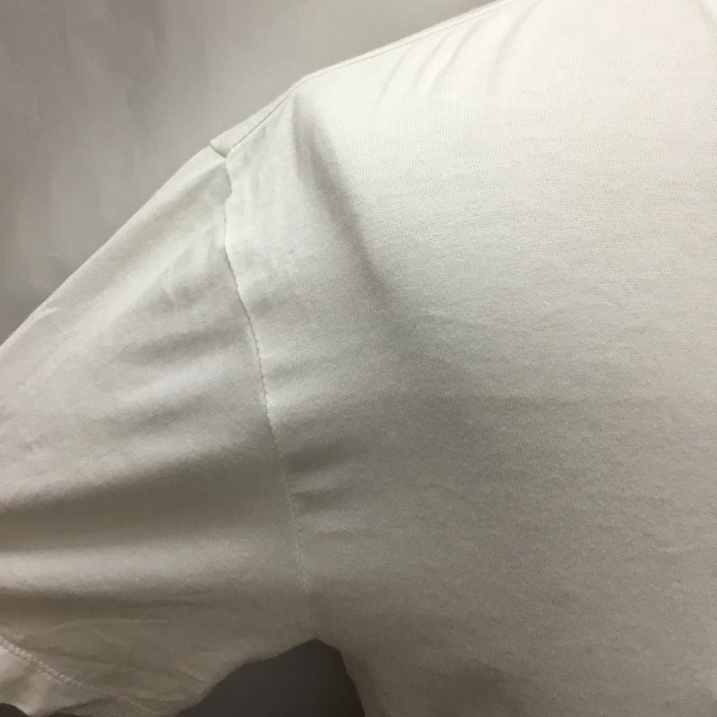 ブラックレーベルクレストブリッジ BLACK LABEL CRESTBRIDGE Tシャツ 半袖 半袖カットソー プリントTシャツ クルーネックカットソー L ロゴ、文字 白 / ホワイト /  メンズ USED 古着 中古 10116590