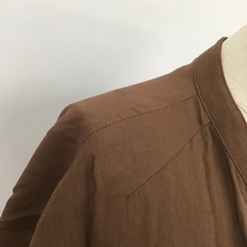 ニコアンド niko and... ワンピース ロングスカート 無地 茶 / ブラウン /  レディース USED 古着 中古 10106472