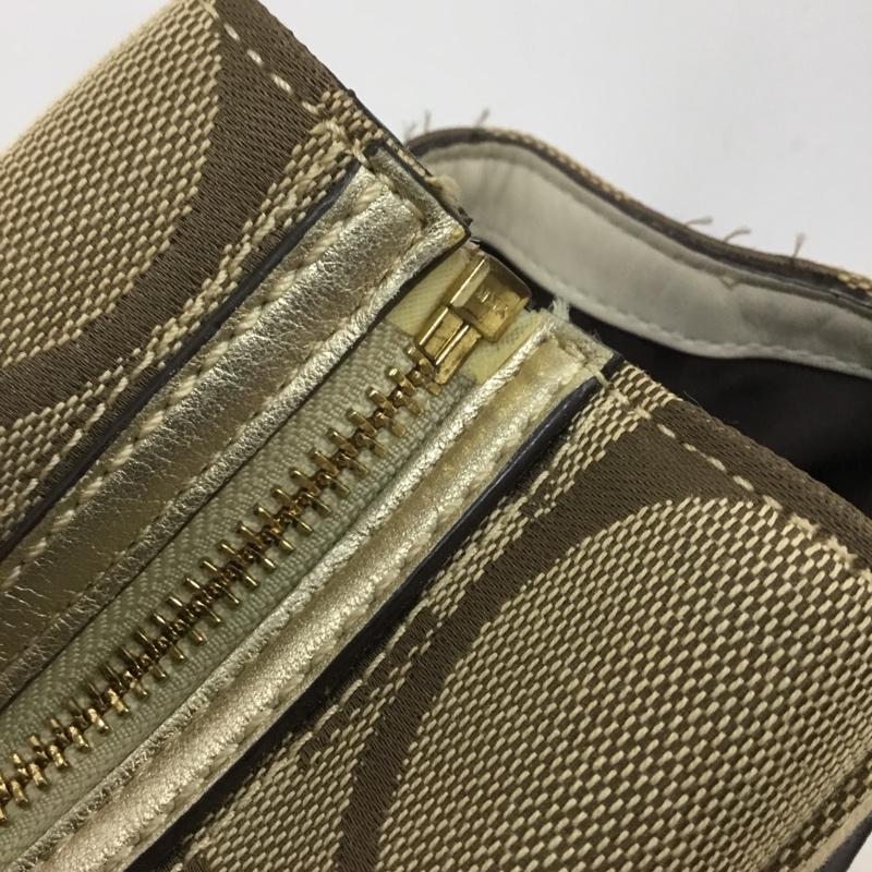 コーチ COACH ハンドバッグ ハンドバッグ F11637 ロゴ、文字 ベージュ / ベージュ /  レディース USED 古着 中古 10133829