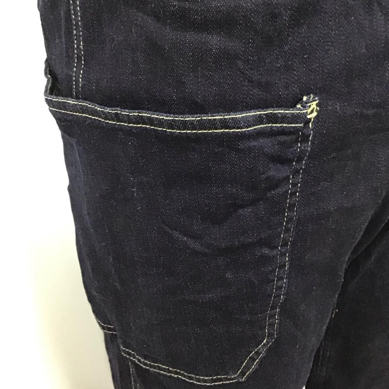 グラミチ GRAMICCI パンツ デニム、ジーンズ スリムパンツ カジュアルパンツ ストレートパンツ ストレッチパンツ XS ロゴ、文字 インディゴ / インディゴ /  メンズ USED 古着 中古 10122118