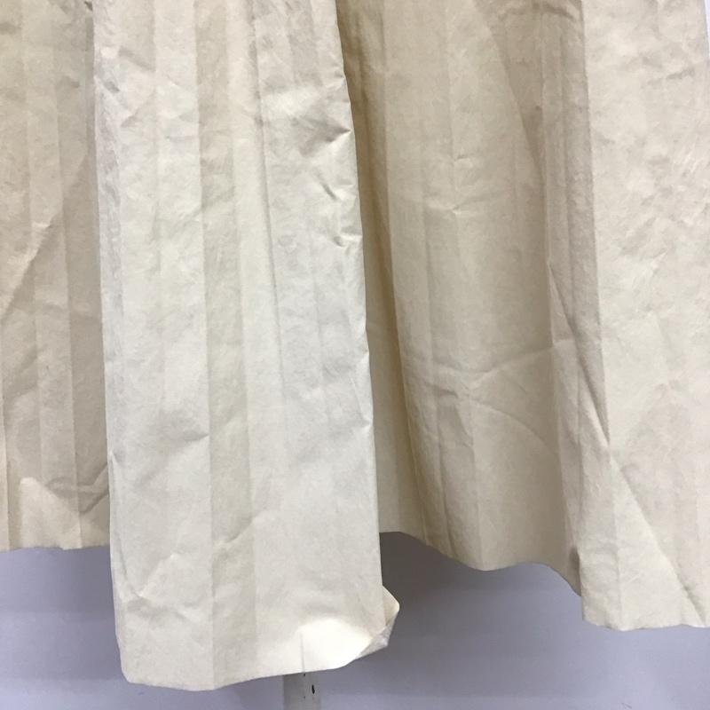 ザラ ZARA スカート ロングスカート ロングスカート フレアスカート カジュアルスカート プリーツスカート S 無地 ベージュ / ベージュ /  レディース USED 古着 中古 10124139